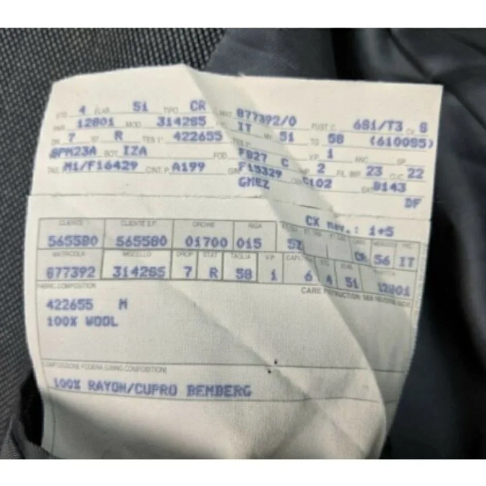 Ermenegildo Zegna Trofeo Size 58 Wool Sport Coat
